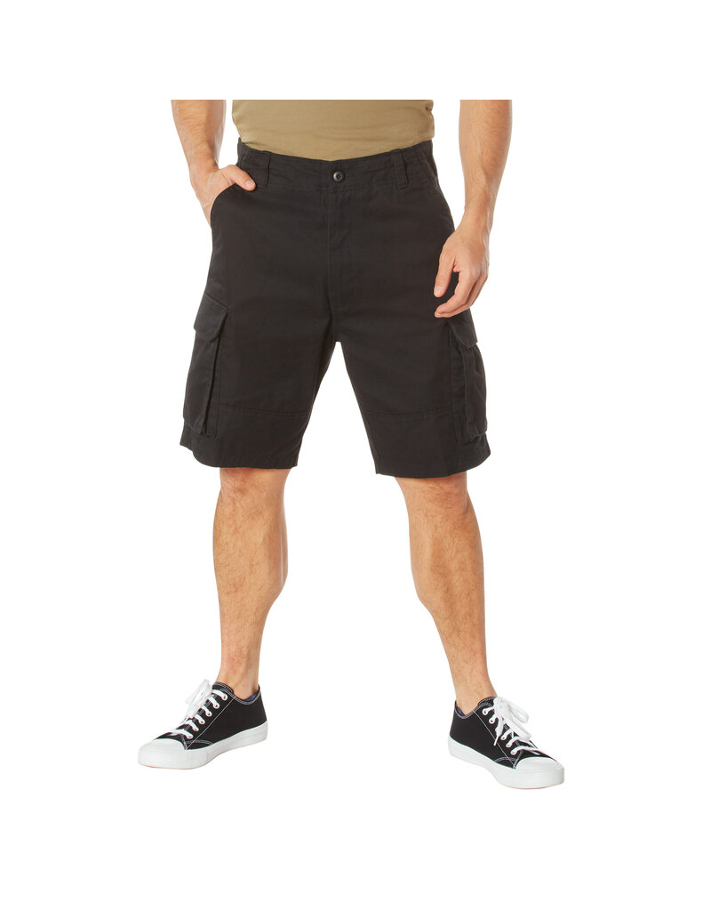 Rothco Short cargo de parachutiste vintage noir
