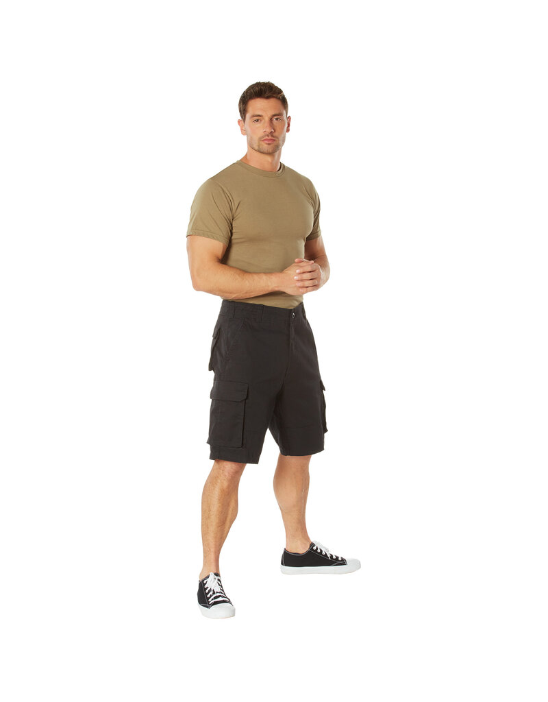 Rothco Vintage Paratrooper Cargo Shorts Black