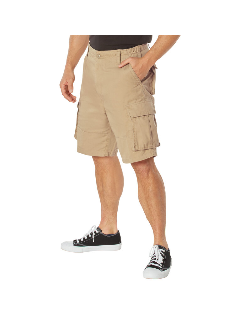 Rothco Vintage Paratrooper Cargo Shorts Khaki