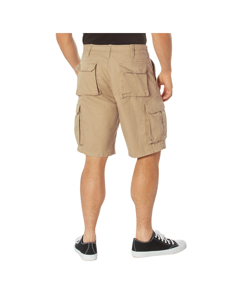Rothco Vintage Paratrooper Cargo Shorts Khaki