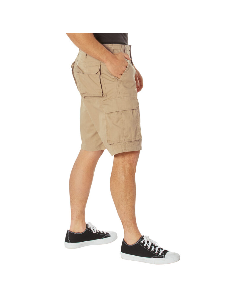 Rothco Short Cargo Parachutiste Vintage Kaki