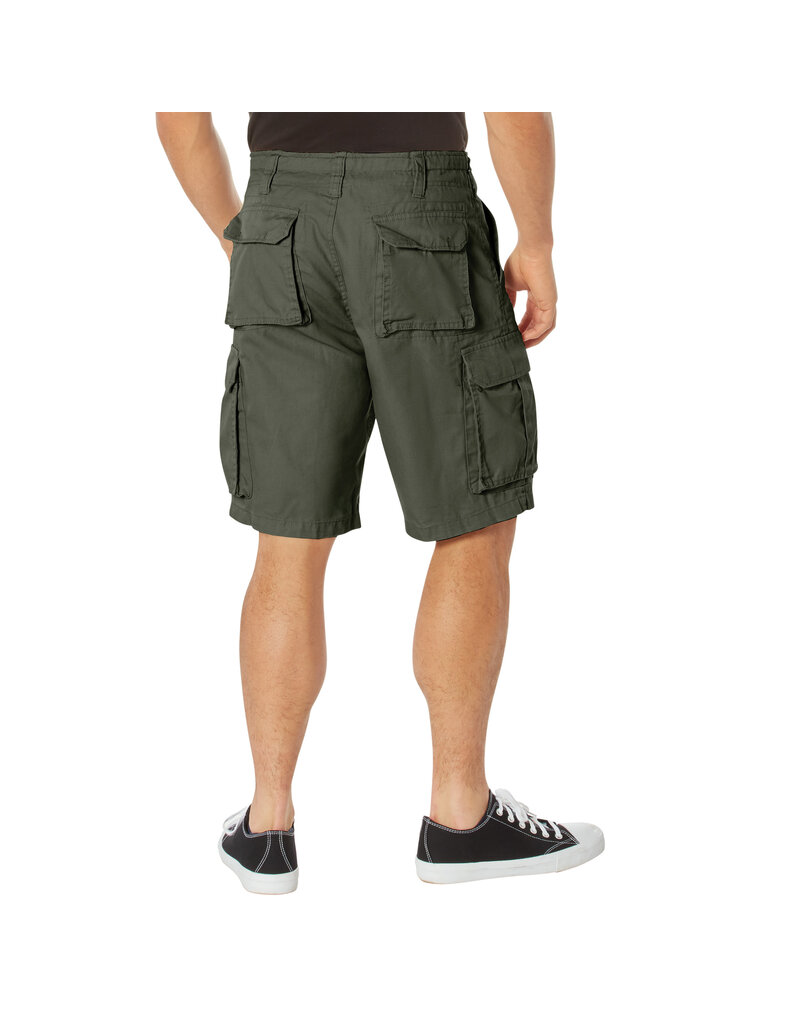 Rothco Short cargo de parachutiste vintage vert olive