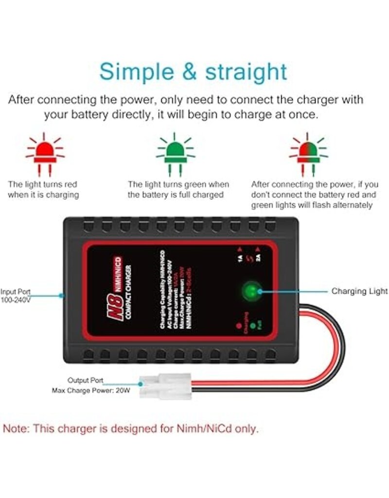 TENRC Chargeur N8