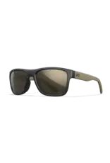 WileyX Cadre Ovation noir mat et beige avec miroir en tungstène Captivate