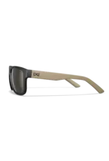 WileyX Ovation Matte Black and Tan Frame with Captivate Tungsten Mirror