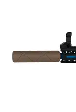 Stealthridge Silencieux factice rainuré pour airsoft 14 mm CCW (taille fine 30 mm), couleur sable