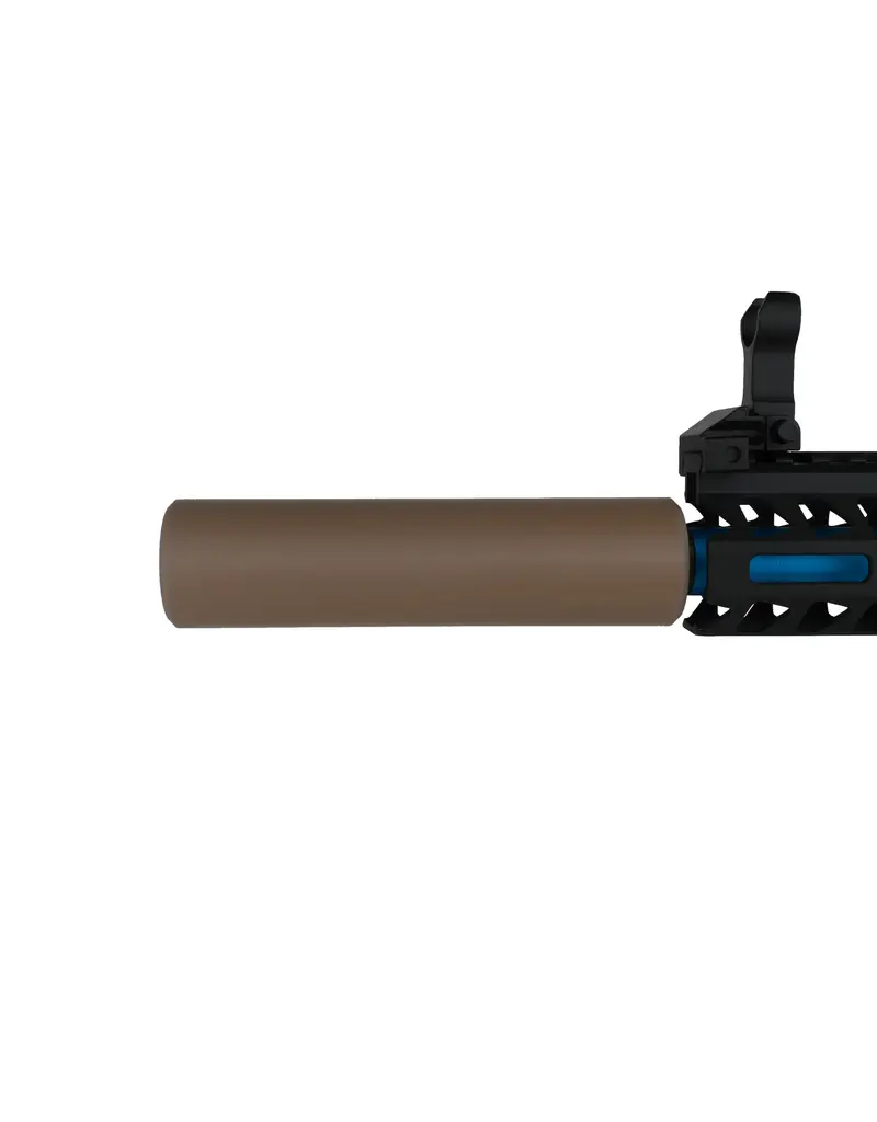 Stealthridge Silencieux factice Airsoft classique 14 mm CCW (Slim Fit 30 mm)