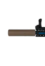 Stealthridge Spiral Flute Airsoft Mock Suppressor 14mm CCW (Slim Fit 30mm) Tan
