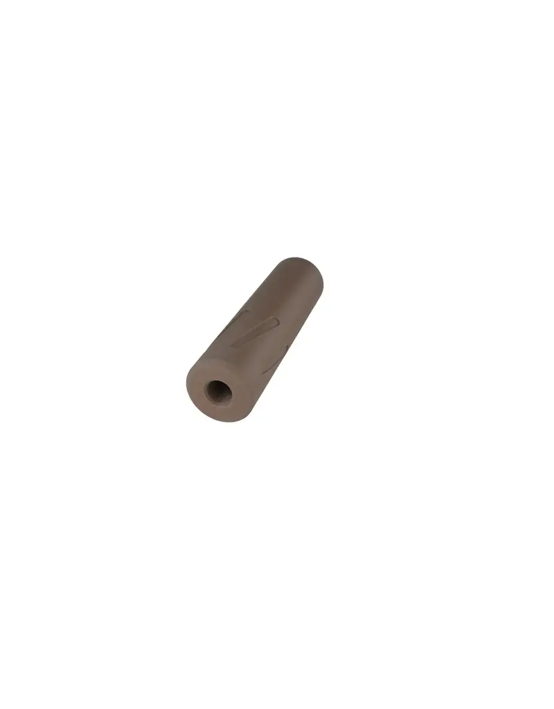 Stealthridge Silencieux factice Airsoft à flûte spirale 14 mm CCW couleur sable