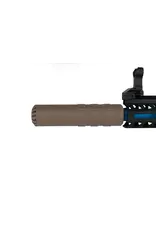 Stealthridge Vortex Airsoft Mock Suppressor 14mm CCW 140mm (Slim Fit 30mm) Tan