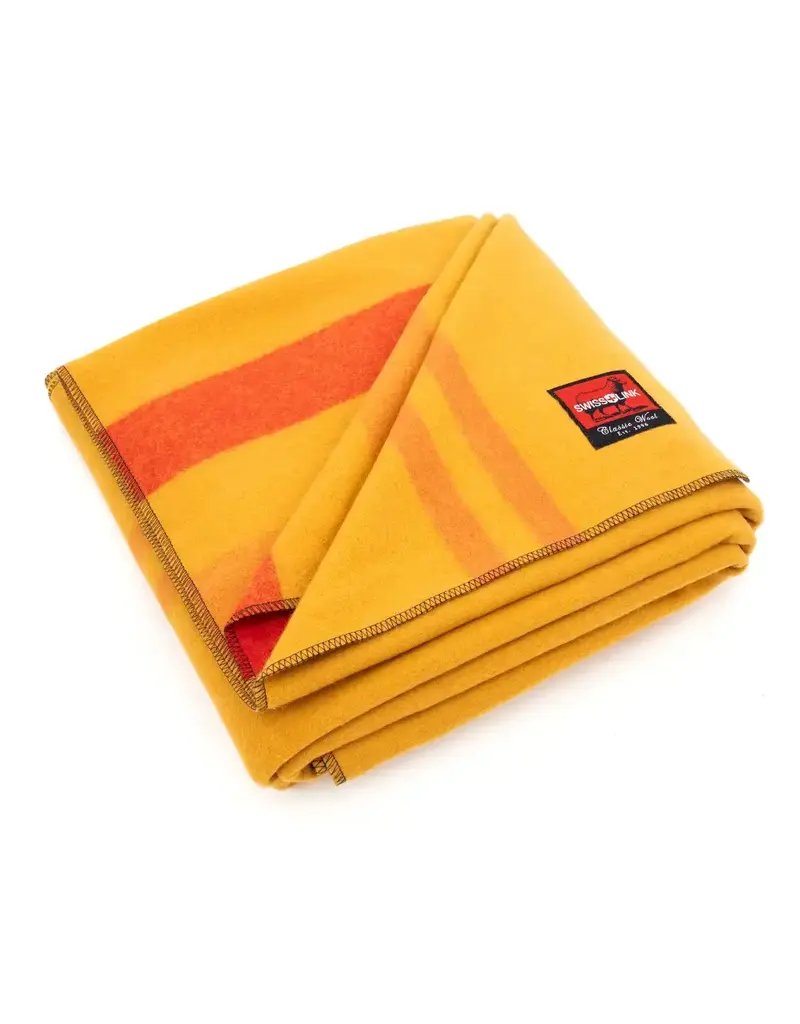 Swiss Link Wainscot Classic Wool Blanket