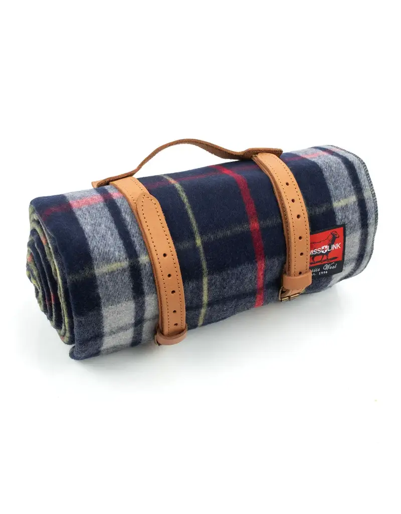 Swiss Link Twilight Classic Wool Blanket Plaid Collection
