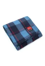 Swiss Link Collection de couvertures à carreaux classiques en laine bleu ciel