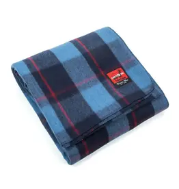 Swiss Link Sky Blue Classic Wool Blanket Plaid Collection