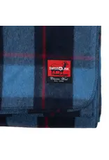 Swiss Link Sky Blue Classic Wool Blanket Plaid Collection