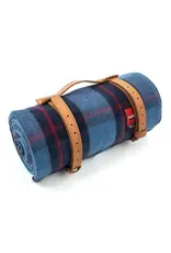 Swiss Link Sky Blue Classic Wool Blanket Plaid Collection