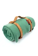 Swiss Link Couverture classique en laine vert sauge