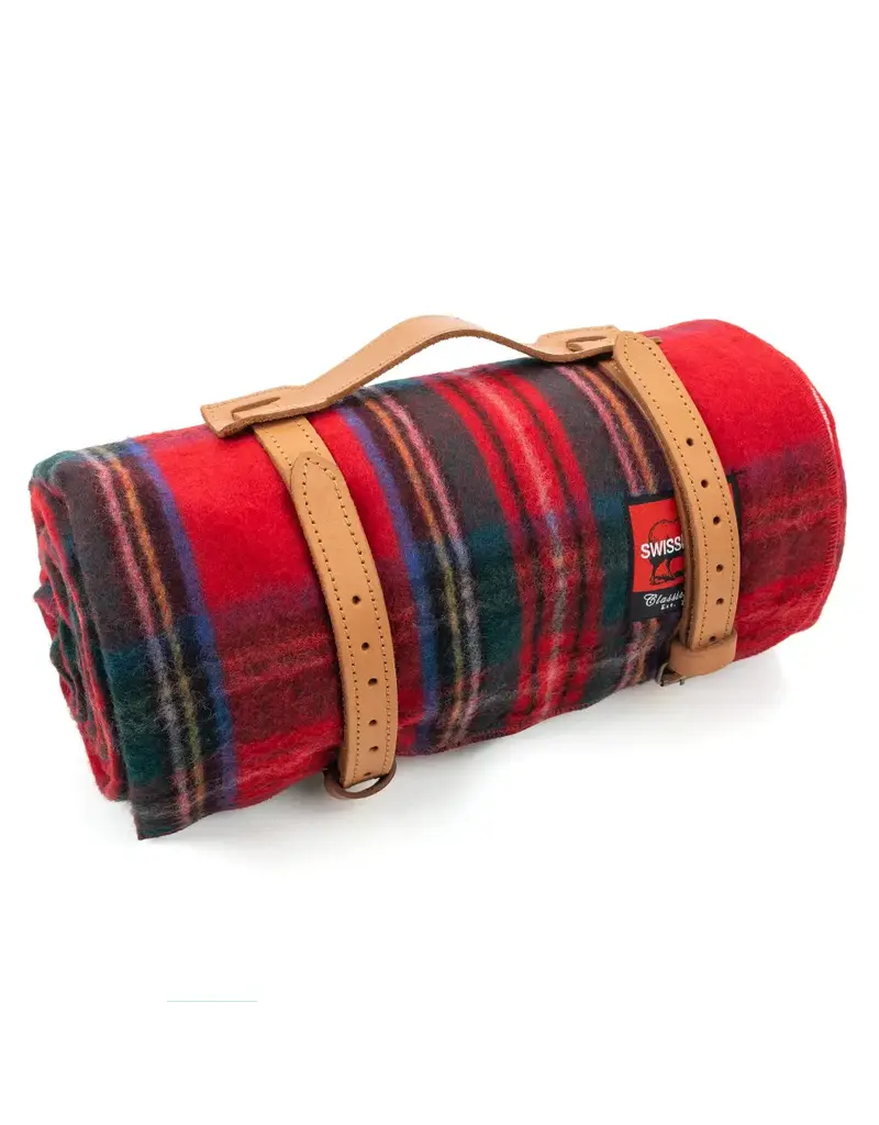Swiss Link Royal Stewart Classic Wool Blanket Plaid Collection