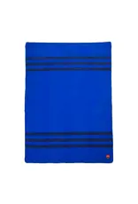 Swiss Link Couverture classique en laine bleu royal