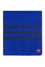 Swiss Link Royal Blue Classic Wool Blanket