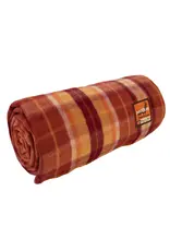 Swiss Link Pumpkin Spice Plaid Classic Wool Blanket Café Edition