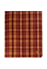 Swiss Link Pumpkin Spice Plaid Classic Wool Blanket Café Edition