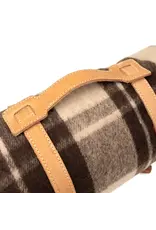 Swiss Link Leather Carrier for Blanket, Bedroll, or Sleeping Bag