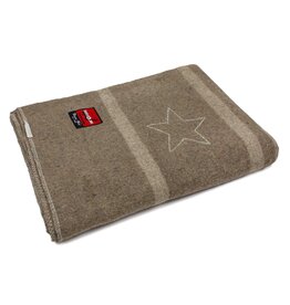 Swiss Link Italian Officer Classic Wool Blanket with Star Reproduction