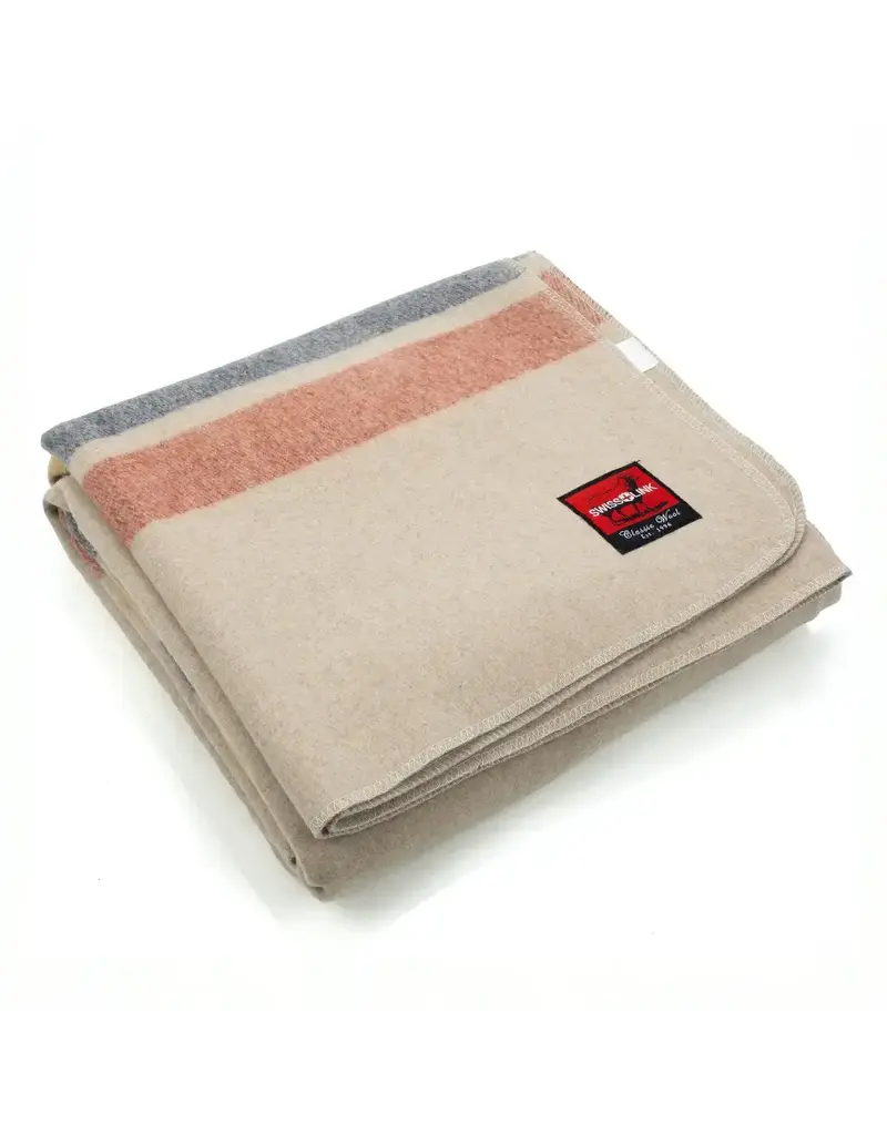 Swiss Link Harbor Dawn Classic Wool Blanket