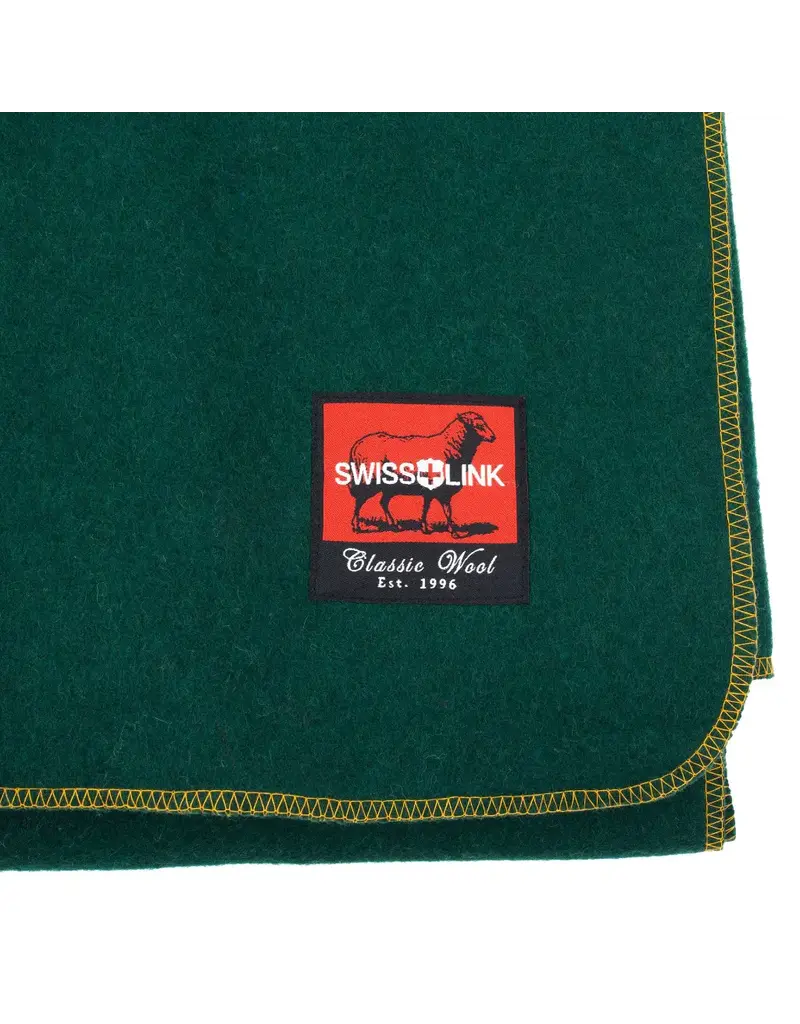 Swiss Link Forest State Classic Wool Blanket