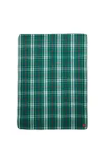 Swiss Link Emerald Green Classic Wool Blanket Plaid Collection