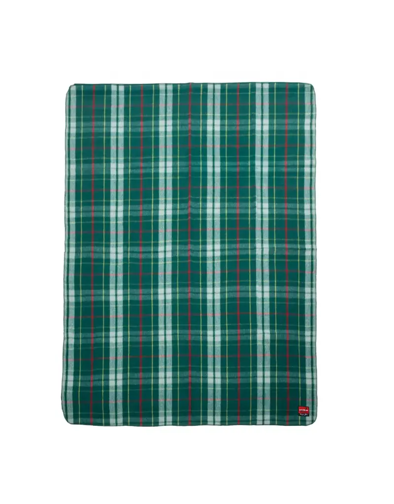 Swiss Link Emerald Green Classic Wool Blanket Plaid Collection
