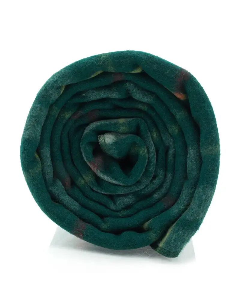 Swiss Link Emerald Green Classic Wool Blanket Plaid Collection