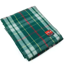 Swiss Link Emerald Green Classic Wool Blanket Plaid Collection