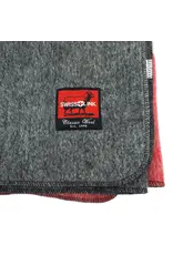 Swiss Link Couverture classique en laine Crimson Point
