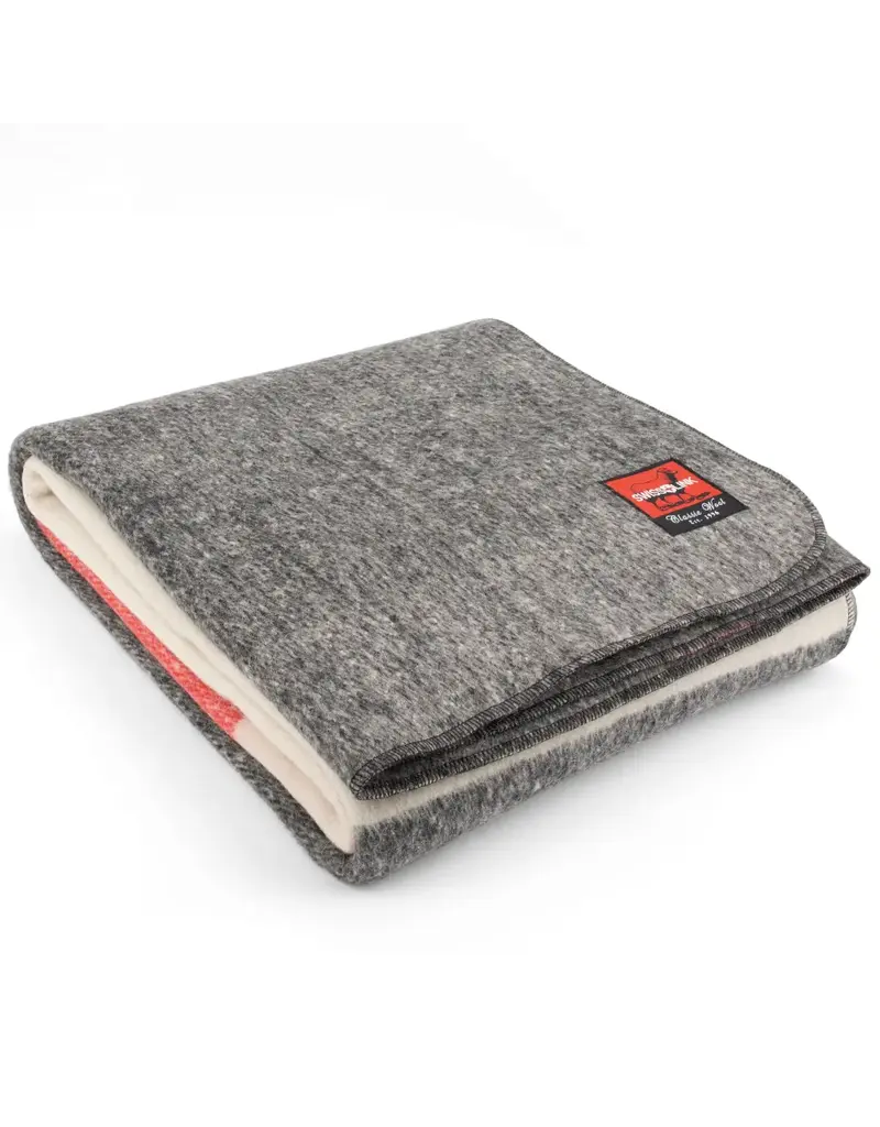 Swiss Link Crimson Point Classic Wool Blanket