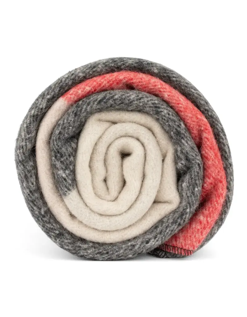 Swiss Link Couverture classique en laine Crimson Point