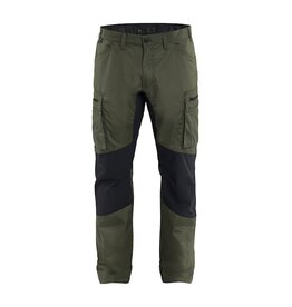 Blaklader Workwear Service Pants with Stretch Forest Night/Black