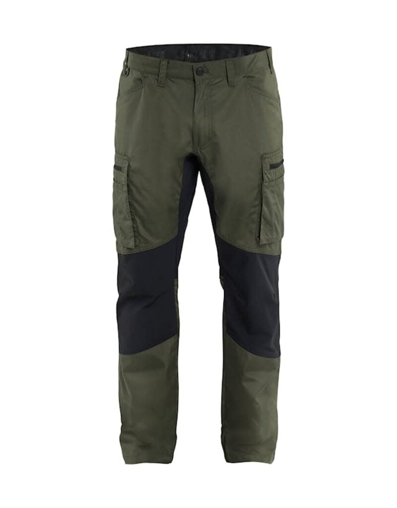 Blaklader Workwear Service Pants with Stretch Forest Night/Black