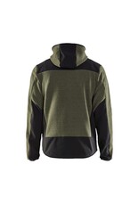 Blaklader Workwear Knitted Fleece Jacket Green and Black