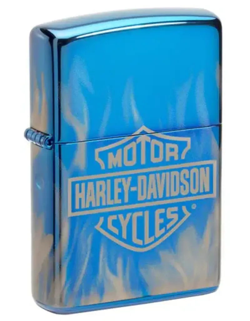 Zippo Harley Davidson Bleu