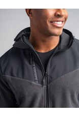 Blaklader Workwear Knitted Fleece Jacket Dark Grey and Black