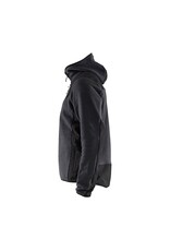 Blaklader Workwear Knitted Fleece Jacket Dark Grey and Black