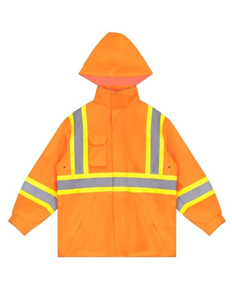 Allesco Inc. Veste de travail imperméable haute visibilité