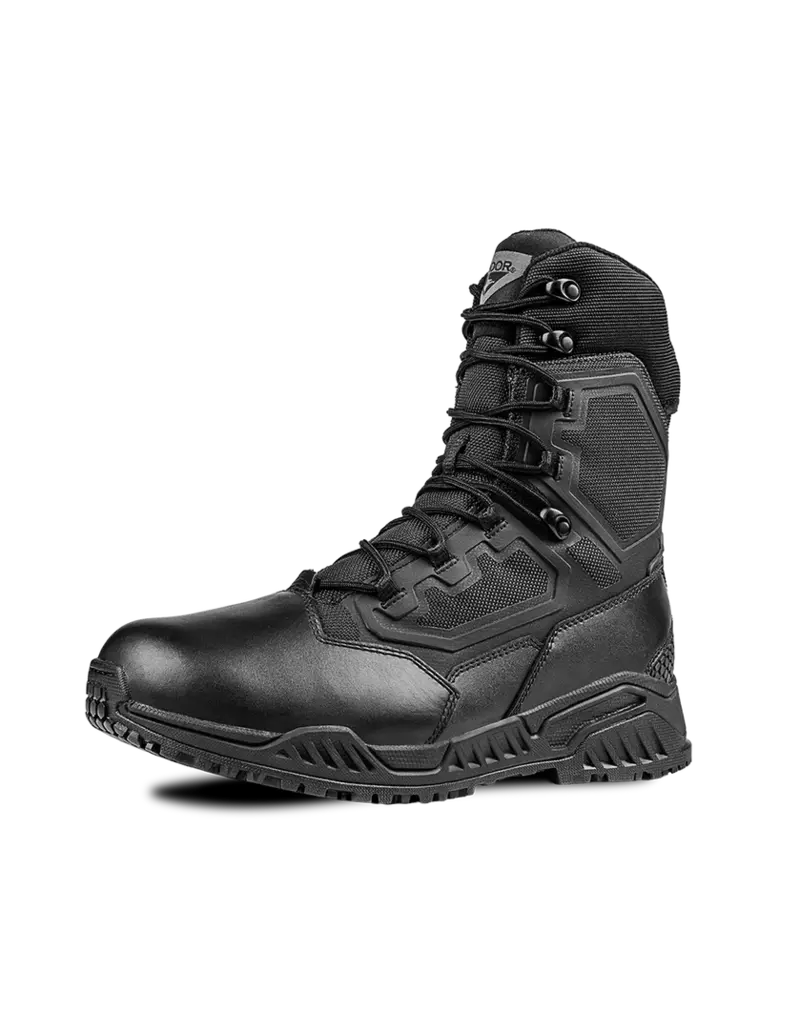 Condor Outdoor  Bottes tactiques Brigade 8" à fermeture éclair noires