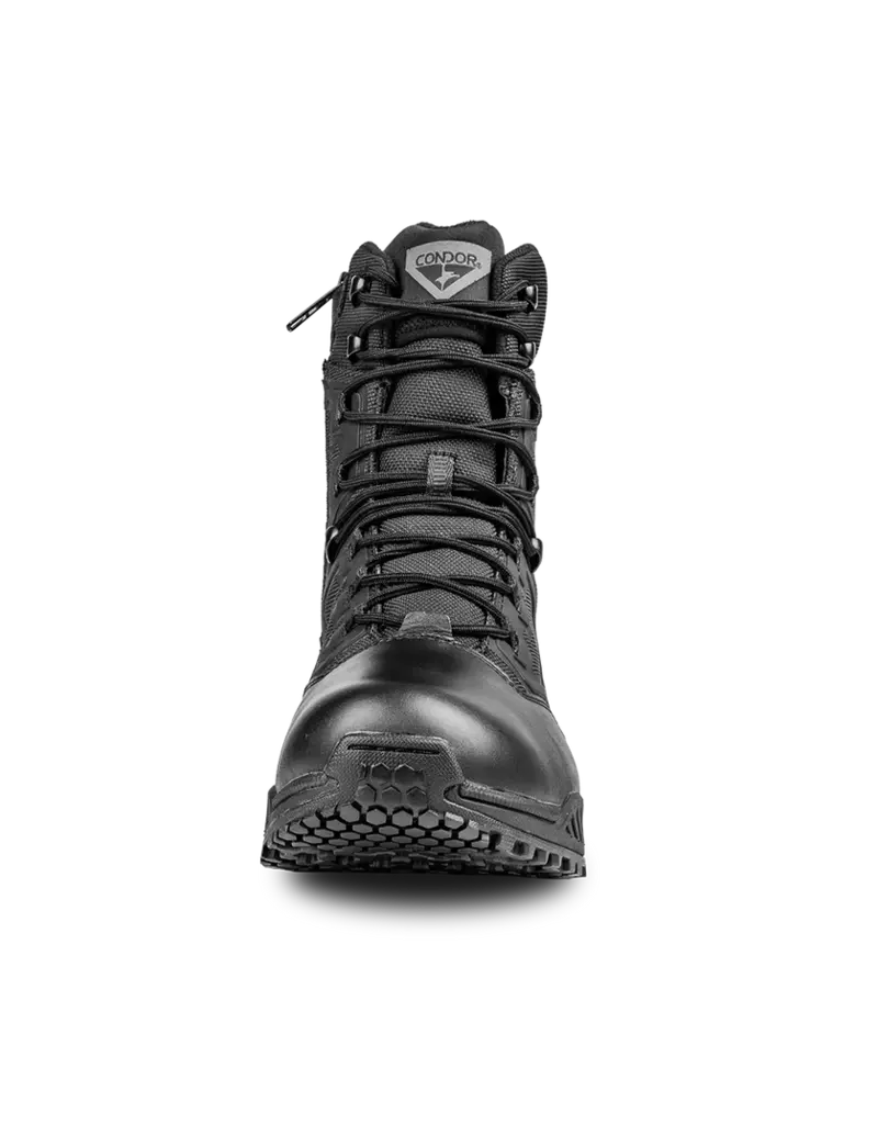 Condor Outdoor Brigade 8" Tactical Boots Zip Black