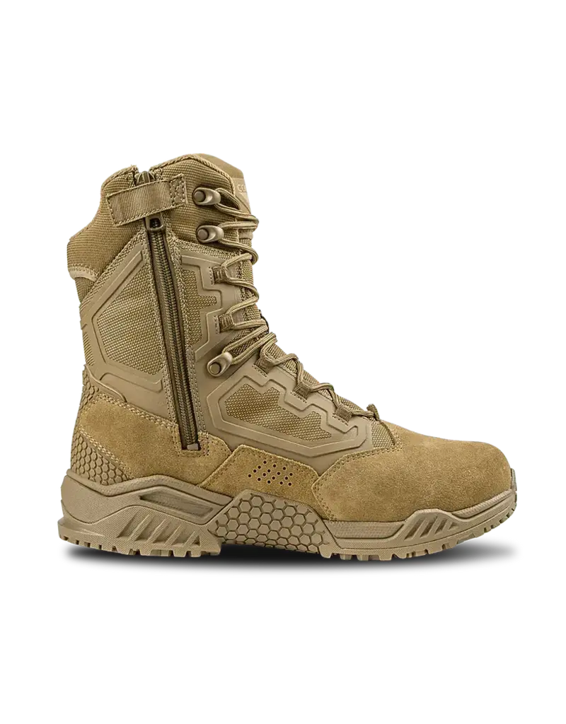 Condor Outdoor Brigade 8" Tactical Boots Zip Coyote