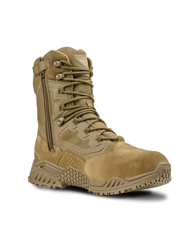 Condor Outdoor Bottes tactiques Brigade 8" Zip Coyote