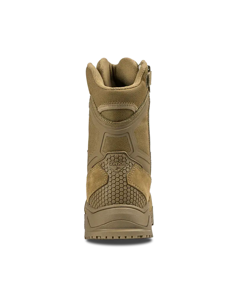Condor Outdoor Brigade 8" Tactical Boots Zip Coyote