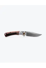Benchmade Mini Crooked River Gray Aluminum & Wood Clip-point